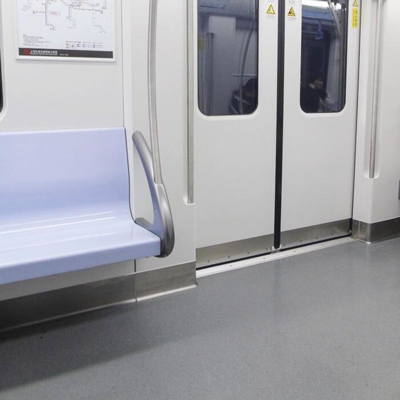 พื้นวินิลที่ไม่สลิดสีเทา พื้นวินิลที่ไม่สลิดแบบอุตสาหกรรม PVC