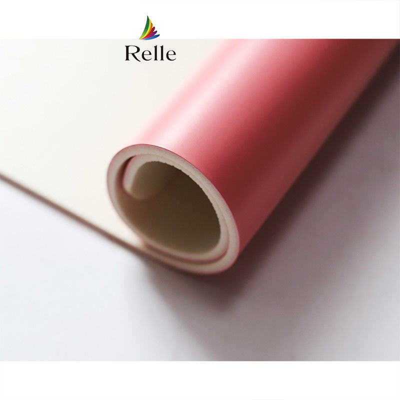 Relle White Gloss Seamless PVC ไวนิล พื้นไม้ Roll สําหรับสตูดิโอเต้นรํา PVC ที่ได้รับการรับรองจาก SGS