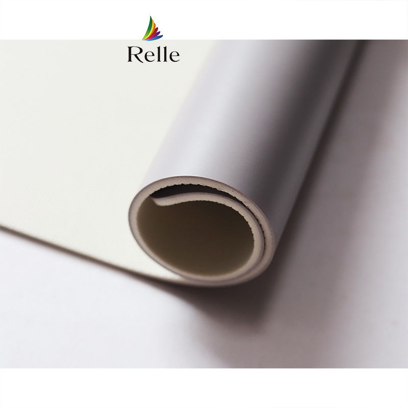 Relle White Gloss Seamless PVC ไวนิล พื้นไม้ Roll สําหรับสตูดิโอเต้นรํา PVC ที่ได้รับการรับรองจาก SGS