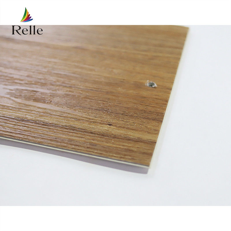 UV Coating LVT พาร์คเกตพื้น CE SGS พลาสติก ไม้ดู วินิลพื้น