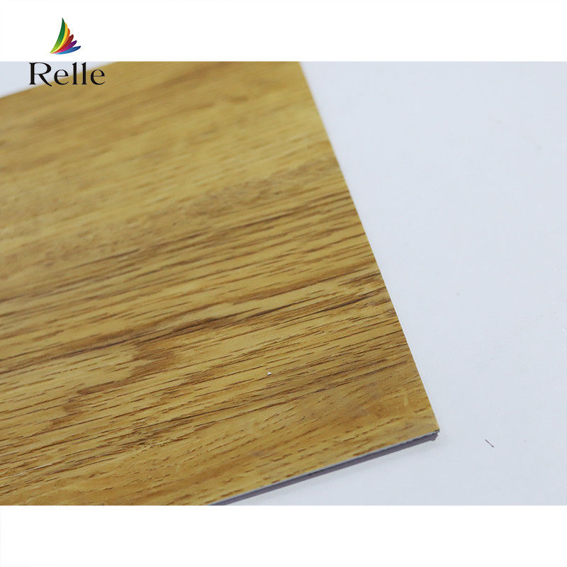 UV Coating LVT พาร์คเกตพื้น CE SGS พลาสติก ไม้ดู วินิลพื้น