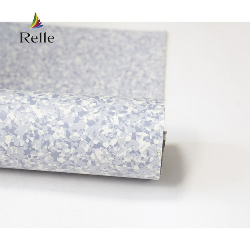 รีล คอร์ท โฮโมเจเนียม PVC พลาสติกพื้นแห้งกลับสําหรับโรงพยาบาลระดับการแพทย์