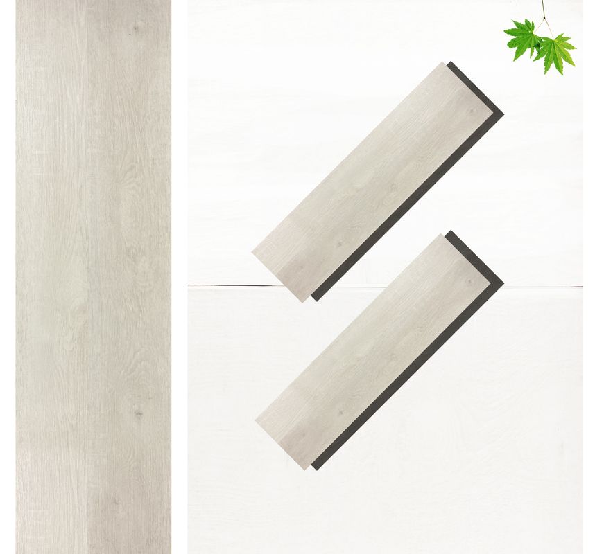 PVC SPC พื้นไม้ Wood Look ไวนิล Plank 8mm Hybrid พื้นไม้ With Limestone Embossed พื้นที่ใช้งานในพื้นที่ใช้งานในพื้น