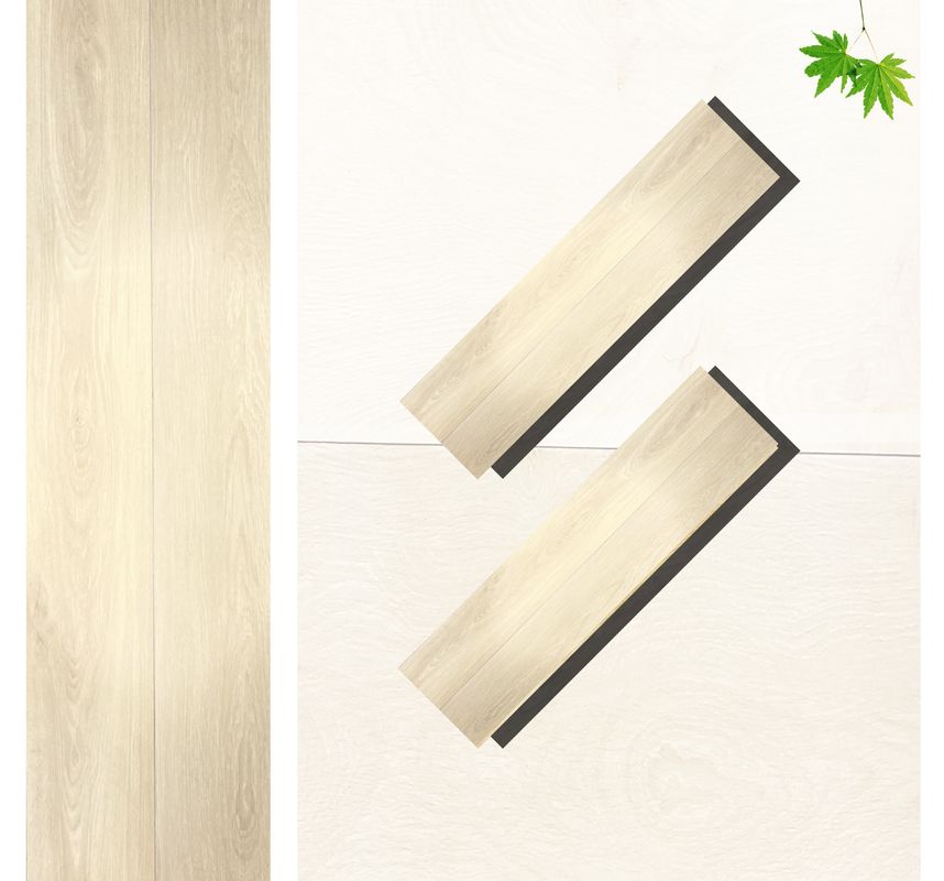 PVC SPC พื้นไม้ Wood Look ไวนิล Plank 8mm Hybrid พื้นไม้ With Limestone Embossed พื้นที่ใช้งานในพื้นที่ใช้งานในพื้น
