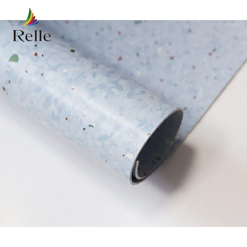 แผ่นพื้นวินิล PVC แบบเรียบ Relle 2mm ยืดหยุ่นแบบแบบเดียวกัน