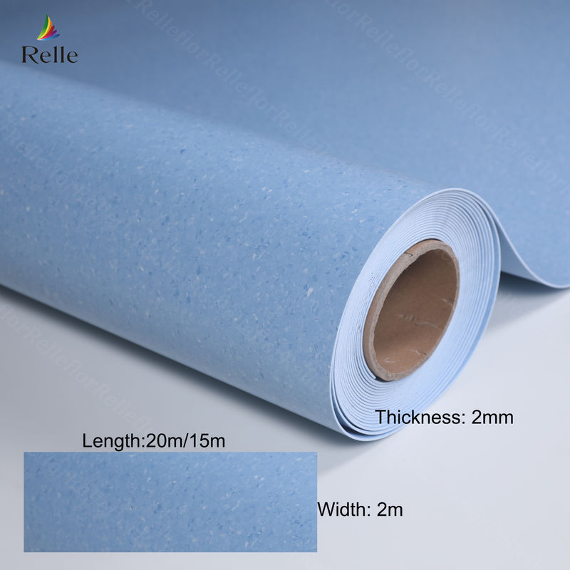 โมเดิร์น Indoor พลาสติก พื้นไม้ Roll กับ PUR การเคลือบที่ให้บริการโดยและ 2-4mm ความหนา