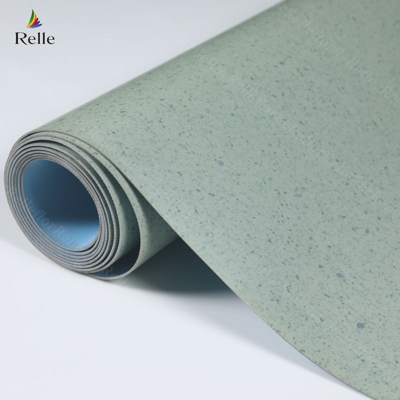 แผ่นพื้นวินิลชนิดเดียวกัน PVC ป้องกันการสลิปมากกว่า 1000 ชนิดสําหรับคลินิกโรงพยาบาล