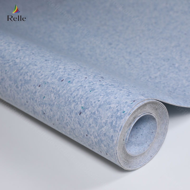 Relle PVC โฮโมเจนเนส วินิลพื้นสําหรับการใช้งานโรงพยาบาลในกวนดง ต่อม้วน