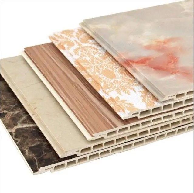 บอร์ดผนังตกแต่งบูรณาการ พร้อมผนังผนัง PVC ภายในสมัยใหม่