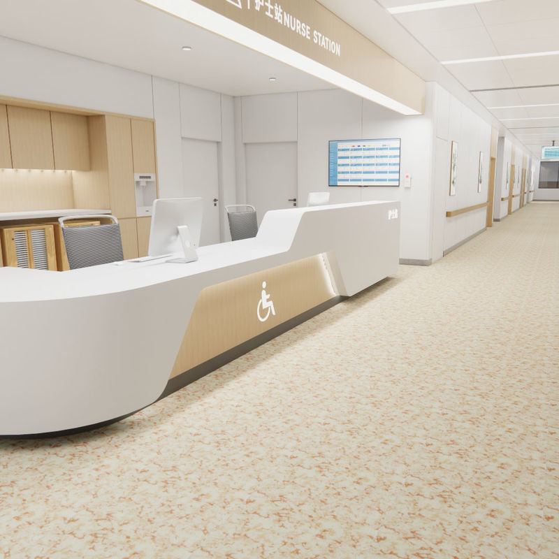 ทําความสะอาดง่าย พื้นแบบไม่เหมือนกัน สําหรับพื้นที่ที่วุ่นวาย ทนทานกับคราบ สร้างหลายชั้น