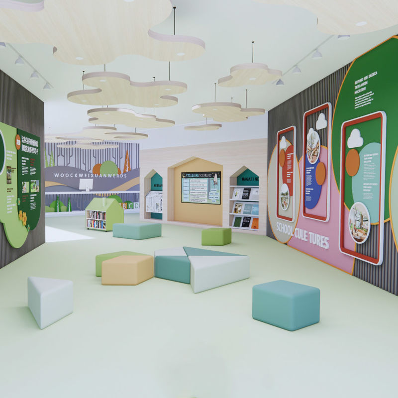 แผ่นพื้นแบบไม่เท่าเทียมกัน แผ่นพื้น PVC ปรับปรุงง่าย ทนทานคราบสูง สําหรับพื้นที่พาณิชย์ที่มีการออกแบบแบบอย่างน้อย