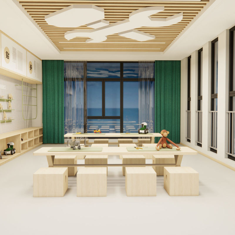 พื้นไวนิลลายหินขัดสำหรับพื้นที่ที่มีการสัญจรสูงและสภาพแวดล้อมที่มีความชื้นสูง