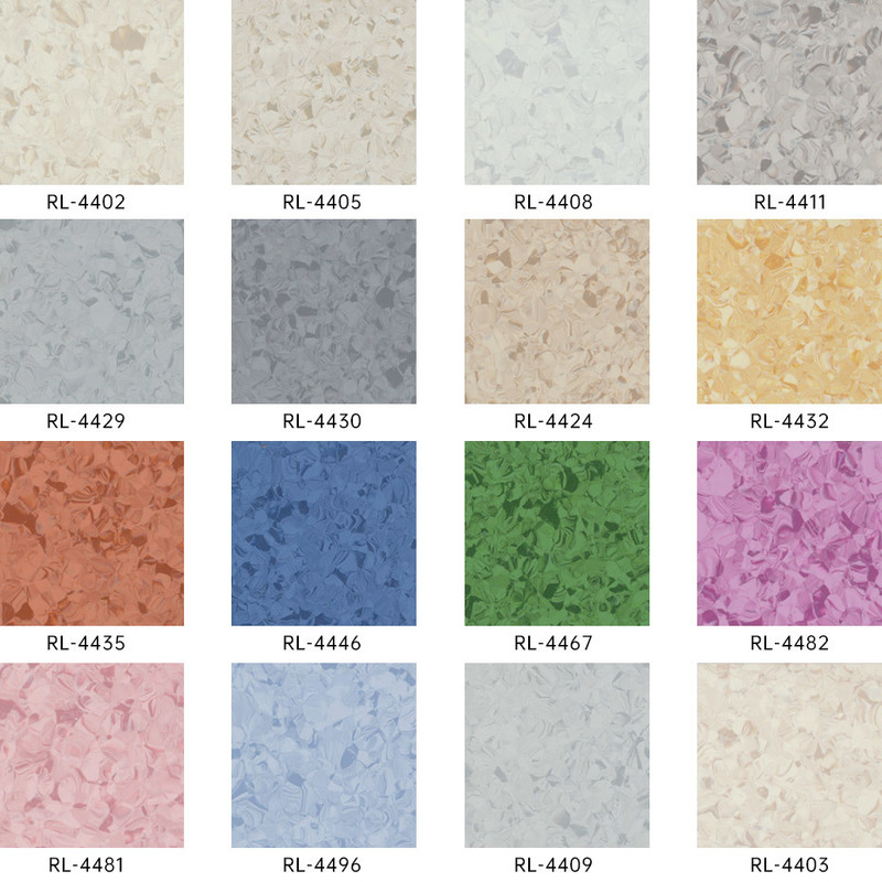 ซีรี่ย์ Lumina Health/Infinity: แอนติไมโครเบียล ทําความสะอาดง่ายพื้นพาณิชย์สําหรับบ้านผู้สูงอายุ