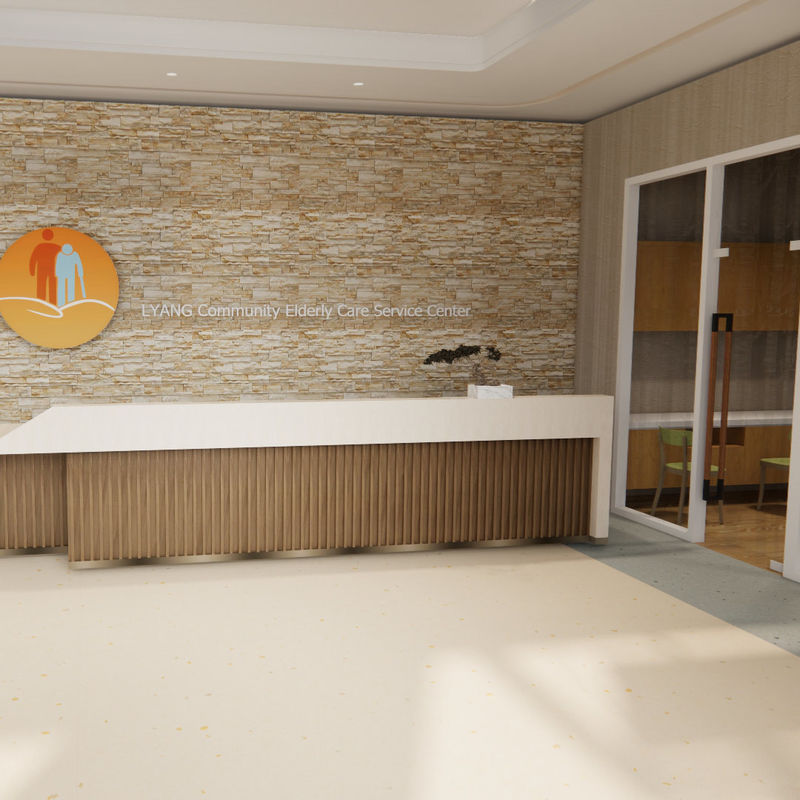 พื้นพิเศษสำหรับการดูแลและฟื้นฟูสำหรับบ้านพักคนชรา - สไตล์ปลอดภัยถูกสุขอนามัยเกรดทางการแพทย์