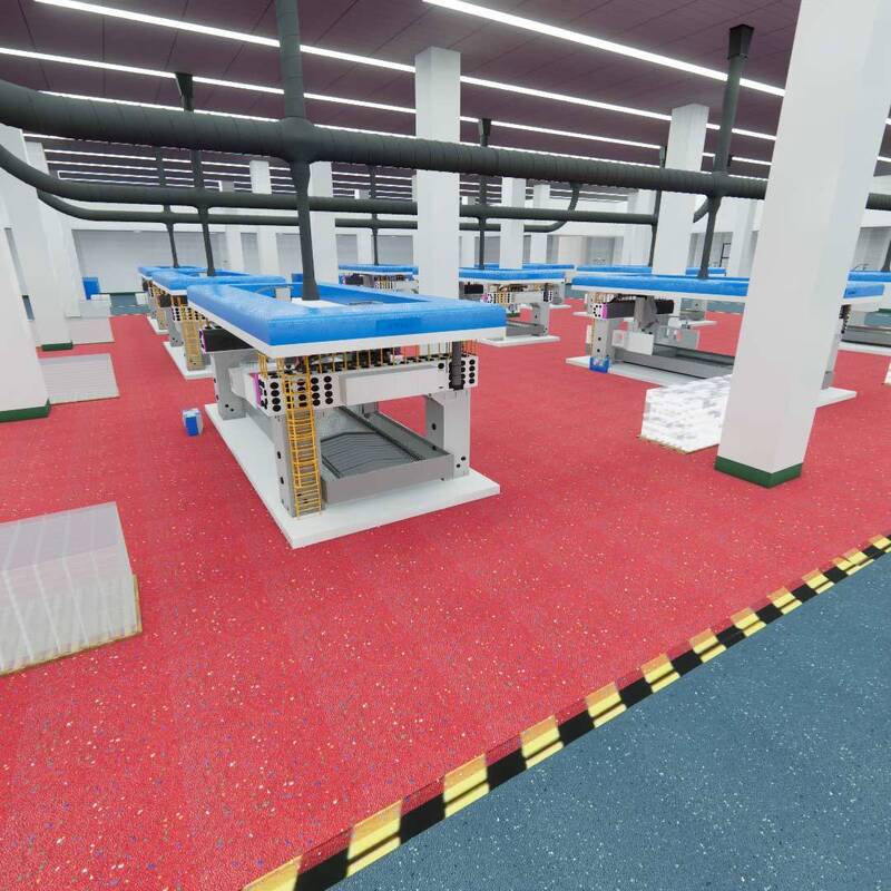 พื้นความปลอดภัยคาร์บอรอนดัมไร้ฝุ่นของเรลล์ (บริเวณสะอาด ไม่สกัดสลัด ไม่สกัดไฟ สนใจสิ่งแวดล้อม)