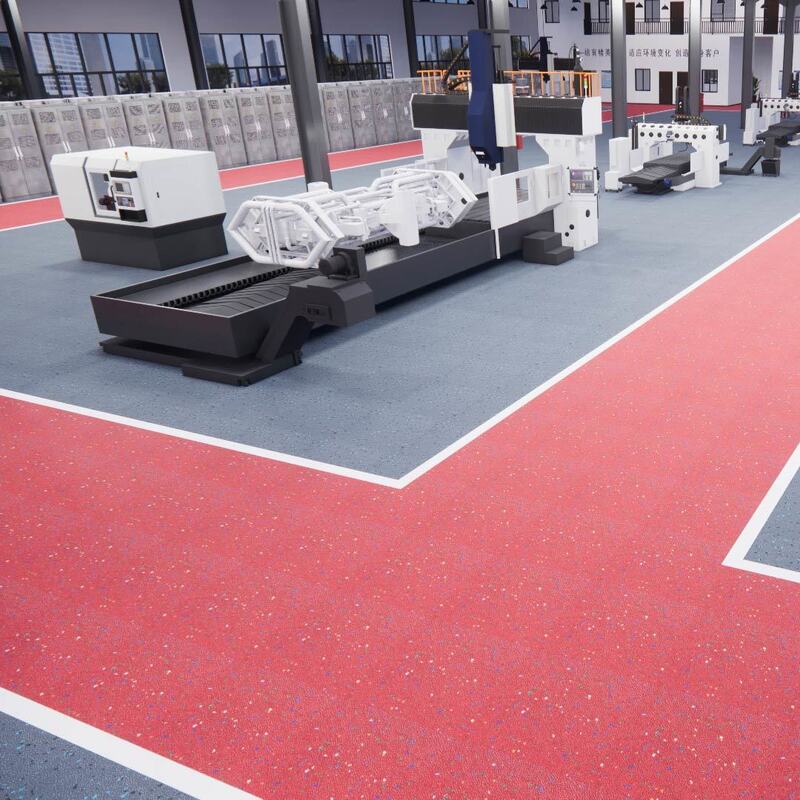 พื้นความปลอดภัยคาร์บอรอนดัมไร้ฝุ่นของเรลล์ (บริเวณสะอาด ไม่สกัดสลัด ไม่สกัดไฟ สนใจสิ่งแวดล้อม)