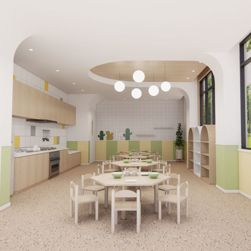 Relle Preschool Campus R11 พื้นคาร์บอรันดัมกันคลื่น (ทนการสวมใส่สะอาดง่าย)