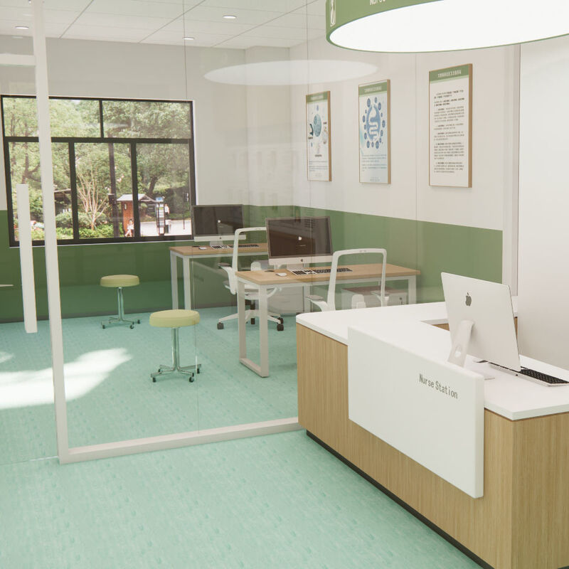 พื้นห้องชนิดเดียวกันต้านจุลชีพเกรดการแพทย์ พร้อมพื้นผิวทนต่อสารฆ่าเชื้อโรคสำหรับวอร์ดผู้ป่วยในโรงพยาบาล