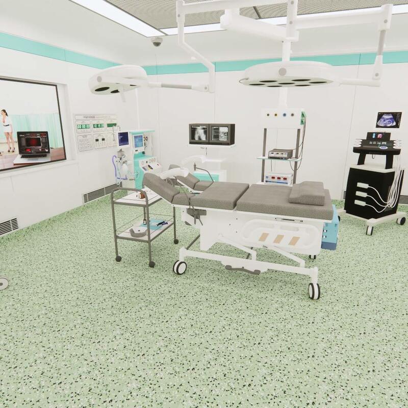 แผ่นรองพื้นป้องกันไฟฟ้าสถิต ESD สำหรับห้องคลีนรูมและโรงงานปลอดฝุ่น ทนทานต่อการสึกหรอ ป้องกันฝุ่น