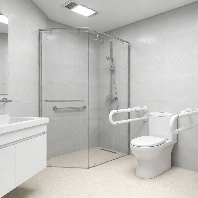 โรงพยาบาล แอนติคอลลิชั่น อาร์มเรสท์ แผ่นสองท่อสระว่ายน้ํา แฮร์บาร์สําหรับผู้สูงอายุและคนพิการ