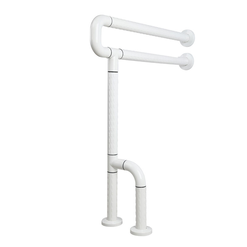 Relle RL-U1854 U-Type Double-Layer Toilet Grab Bar - Anti-Collision Antibacterial สําหรับโรงพยาบาล / บ้านผู้สูงอายุ (สามารถปรับแต่งได้)