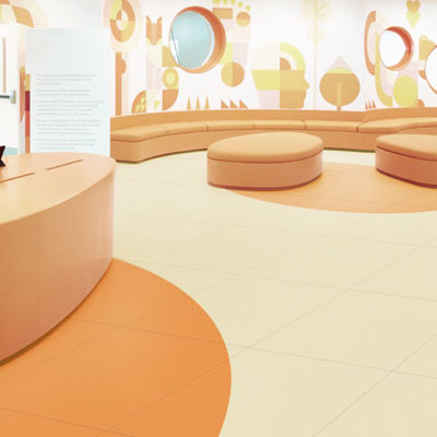 ผ่านการอนุมัติโดย EN ISO 24340 RELLE LVT Substrate With 2.5 mm Thick Wear-Resistant Layer