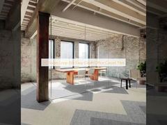 พรมปูพื้นสำนักงานแบบแผ่น DC Series Loop Pile ทำความสะอาดง่าย